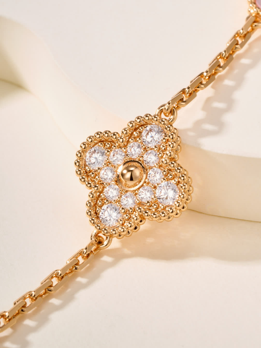Van Cleef & Arpels Alhambra Pink Gold Bracelet